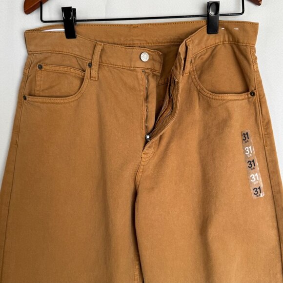 Gap Barrel High Rise Slouchy Relaxed Jeans in Riverbed Brown Size 31/12 R - Picture 3 of 14